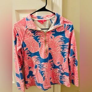 Lilly Pulitzer popover size XS Blanca pineapple